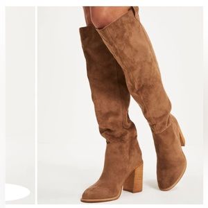 Oasis society knee high boots